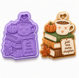 Just One More Chapter Cookie Cutter & Embosser