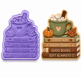 Crisp Air & Good Books Cookie Cutter & Embosser