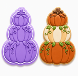 Stacked Pumpkins Cookie Cutter & Embosser