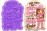 This Ain't My First Rodeo Cookie Cutter & Embosser | Two-Piece Set