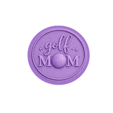 Golf Mom Glam Round Cookie Cutter & Stamp