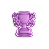 #1 Mom Golf Trophy Cookie Cutter & Stamp – Mother’s Day Award Plaque Design