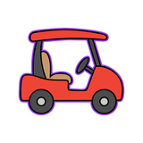 Golf Cart Cookie Cutter & Stamp – Dad’s Day Golf Cookie