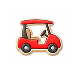 Golf Cart Cookie Cutter & Stamp – Dad’s Day Golf Cookie