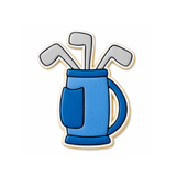 Golf Bag Cookie Cutter & Stamp – Dad’s Golf Club Cookie