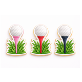 Golf Tee Ball Cookie Cutter & Stamp