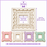 Square Sparkle Frame Silicone Mold