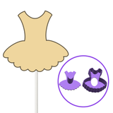 Ballerina Dress Cake Pop Mold W Embosser