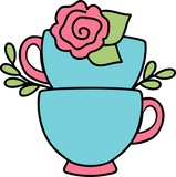 Blooming Tea Stack Cookie Cutter & Stamp