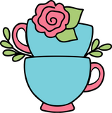 Blooming Tea Stack Cookie Cutter & Stamp