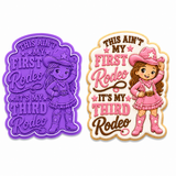 This Ain't My First Rodeo Cookie Cutter & Embosser | Two-Piece Set