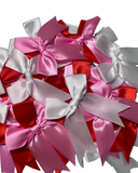 Red and Pink ,White Bows 12 ct