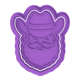 Country Santa Cookie Cutter and Stamp