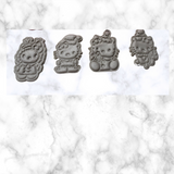 Cute Cat Christmas Mini Cutter Stamp Set