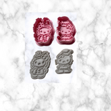 Cute Cat Christmas Mini Cutter Stamp Set