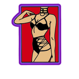 Midnight Muse Cookie Cutters with Stamp Size Option