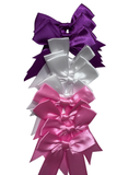 Red and Violet ,White Bows 12 ct