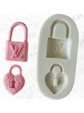 Heart n Lock Silicone Mold