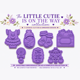 Tiny Blossom Baby Socks Cookie Cutter & Stamp – Little Cutie Collection