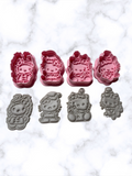 Cute Cat Christmas Mini Cutter Stamp Set