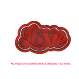 Love with Ring and suit Cookie Cutters with Stamp Size Option