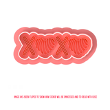 Mexican Inspired XOXO Concha & Churros Cookie Cutters with Stamp Size Option
