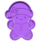 Gingerbread Man with Hat Cookie Cutter and Stamp