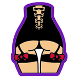 Bottoms & Bows Cookie Cutters with Stamp Size Option