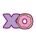 Sweet XO Cookie Cutters with Stamp Size Option
