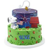 American Flag  Pics Cupcake Decoration