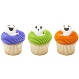 Ghosts Cupcake Rings 12 count