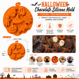 Halloween Pumpkin Silicone Mold – 7 Cavity