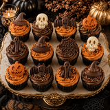 7-cavity Halloween silicone mold for chocolate, candy, cake pops, fondant, treats and crafts