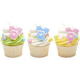 Pastel Rainbow Candy Pearls – Pressed Dextrose Edible Cake Decorations – 2 oz.