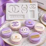 Designer-Inspired Logo & Purse Silicone Mold – 5-Design Fondant & Chocolate Mold