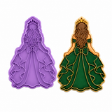 Royal Princess Gown Cookie Cutter & Embosser Set