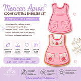 Dulce Tradición Apron Cookie Cutter & Embosser Set