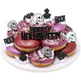 Metallic Skull Cupcake Rings 12 Count