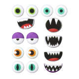 Monster Face Assortment Dec-Ons® Decorations (12 pieces)