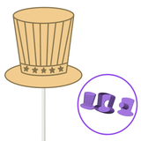 Patriotic Hat Cake Pop Mold