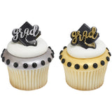 Grad Foil Cupcake Rings