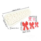 Multi-Size Bow Long Tail Bows Silicone Mold