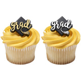 Grad Foil Cupcake Rings