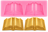 Open Book Silicone Mold – 2-Cavity Fondant, Chocolate & Cake Decorating Mold