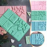 Christmas House Silicone Mold