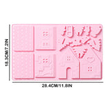 Christmas House Silicone Mold