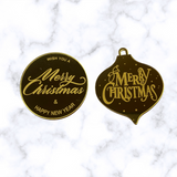 Christmas acrylic Toppers