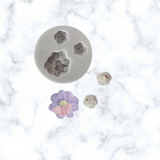 Rose and Pansy Silicone Mold 3 Cavity