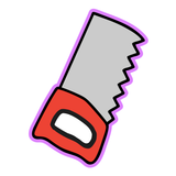 Handy Dad Hand Saw Cookie Cutter & Stamp