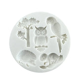 Forest Animals & Tree Silicone Fondant Mold